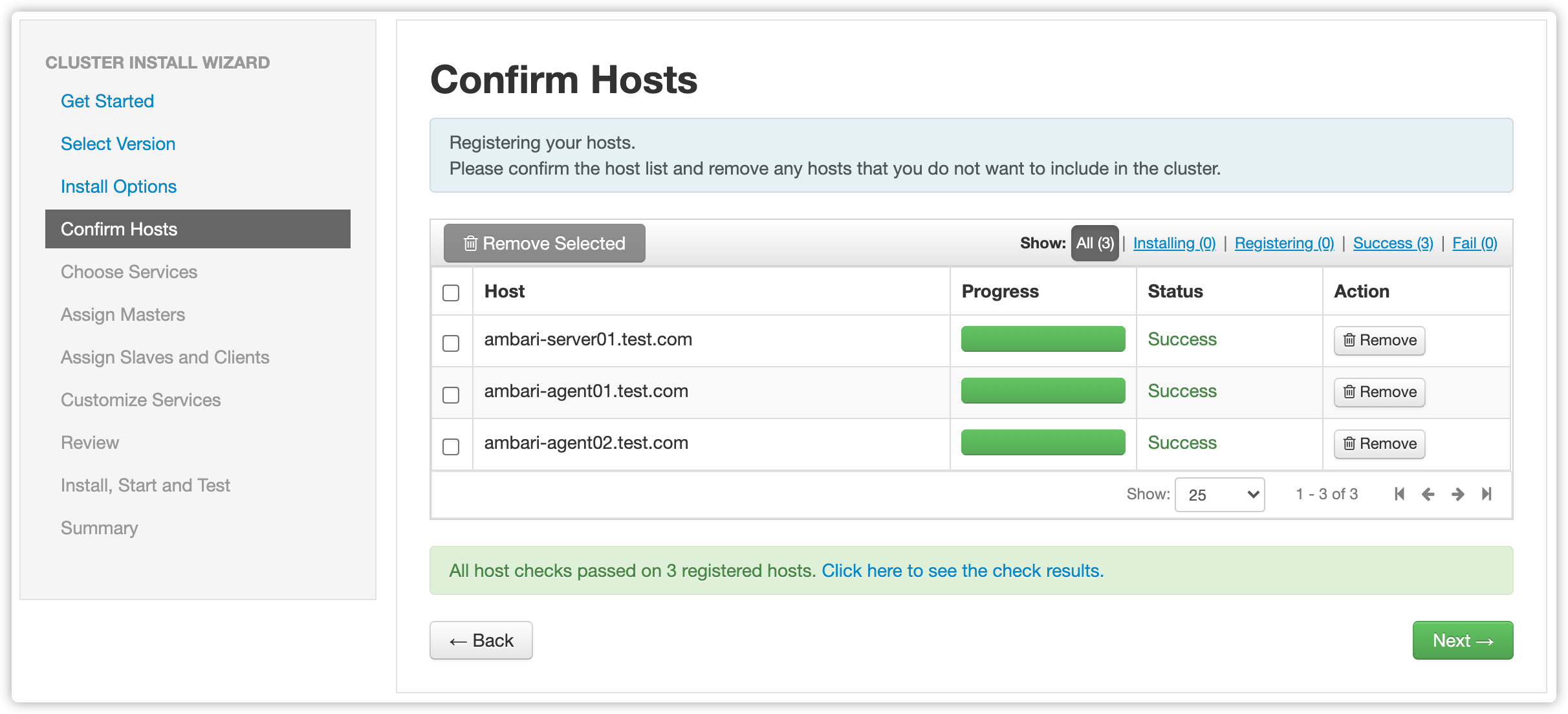 Checkhost. Ambari. Чек хост. HDP-2a2. Ambari Hue.